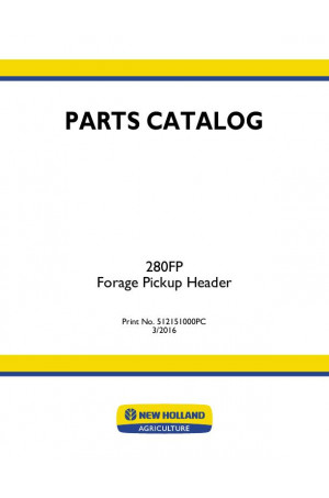 New Holland 280FP Parts Catalog