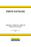 New Holland 740CF Parts Catalog