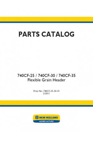 New Holland 740CF Parts Catalog