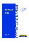 New Holland 88C Operator`s Manual