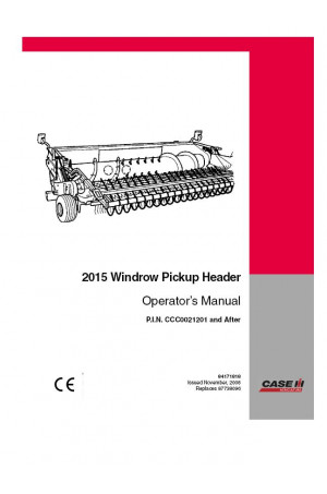 Case IH 2015 Operator`s Manual