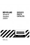 New Holland 2300H Parts Catalog