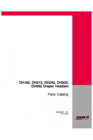 Case IH DH182, DH212, DH252, DH302, DH362 Parts Catalog