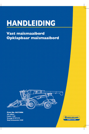 New Holland MF670N, MF675L, MF675N, MF675W, MF680L, MF680W, MF875W, MF880W, MR1270, MR1275, MR1280, MR570N, MR575W, MR580W, MR670N, MR675N, MR675W, MR680W, MR870N Operator`s Manual