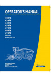 New Holland 420FI, 430FI, 440FI, 450FI, 470FI, 480FI, 490FI Operator`s Manual