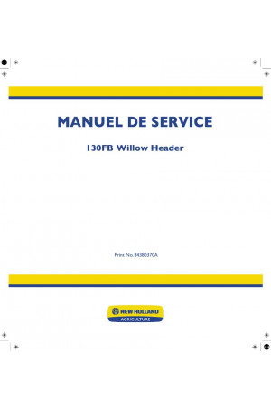 New Holland 130FB Service Manual