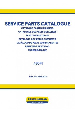 New Holland 430FI Parts Catalog