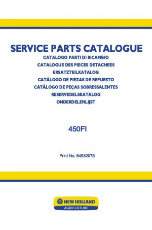 New Holland 450FI Parts Catalog