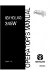 New Holland 345W Operator`s Manual