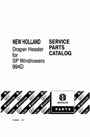 New Holland 994D Parts Catalog