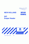 New Holland 84C Service Manual