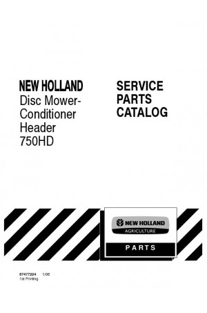 New Holland 750HD Parts Catalog