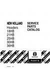 New Holland 18HB, 21HB, 25HB, 30HB, 36HB Parts Catalog