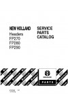 New Holland FP270, FP280, FP290 Parts Catalog