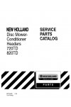 New Holland 720TD, 820TD Parts Catalog