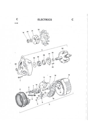 JCB 2D, 2DS, 3, 3C, 3CS, 3D, 700 backhoe Service Manual