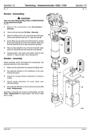 JCB Hammermaster Rockbreakers Service Manual Service Manual