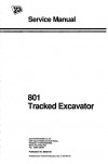 JCB 801 Tracked Excavator Service Manual