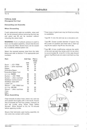 JCB Excavator Loaders Service Manual