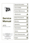 JCB JS70 XO Service Manual