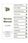 JCB JS200W XO, AMS Machines Use Supplement 9803/6450 Service Manual