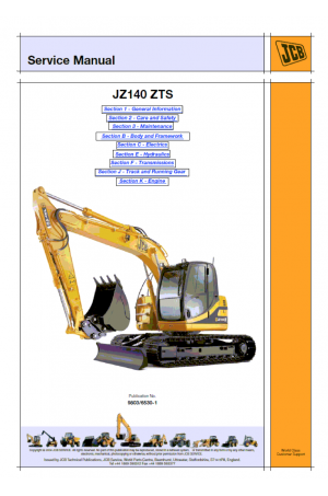 JCB JZ 140 Tier 2 Service Manual