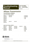 Allison Transmission 3000 Vocational Models 3000HS, 3000RDS, 3000EVS, 3000MH, 3000PTS, 3000TRV, 3200SP, 3200TRV, 3500RDS, 3500EVS, 3500SP, 3700SP, B300(P)(R), B400(P)(R), T200, T300 Service Manual