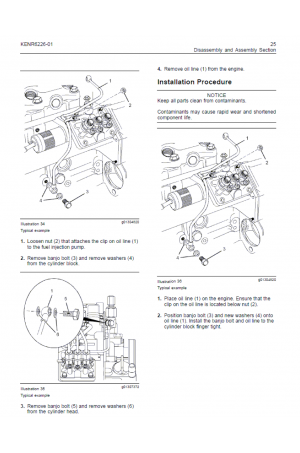 Perkins 402D - 403D - 404D Dismanting and Assembly Part number KENR6226-01 April 2008 Service Manual