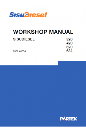 Partek Sisu Diesel 320 420 620 634 (8366 40634) Service Manual