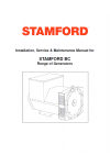 Stamford Stamford BC Range of Generators Service Manual