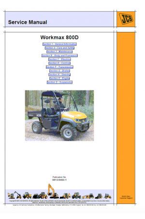 JCB Workmax 800D Service Manual