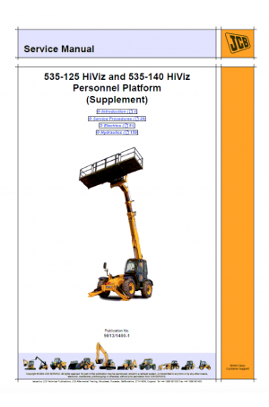 JCB 535-125 HiViz, 535-140 HiViz Service Manual
