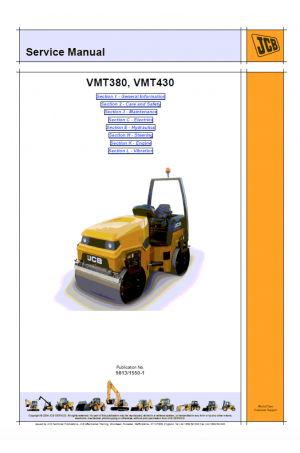 JCB VMT380, VMT430 Service Manual