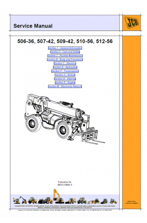 JCB 506-36, 507-42, 509-42, 510-56, 512-56, 514-56 [Engine: JCB Tier 4i (SH|SL)] Service Manual