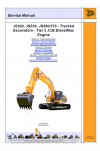 JCB JS300, 330, 360, 360 T2 JCB 6 cylinder engine Service Manual