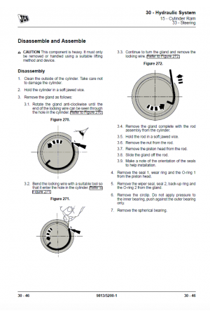 JCB 1THT Hydrostatic Service Manual