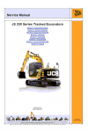 JCB JS200 Series Tracked Excavators China Service Manual