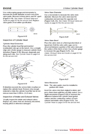 Yanmar TNV Series Industrial Engines Tier 3 Stage III-A Service Manual