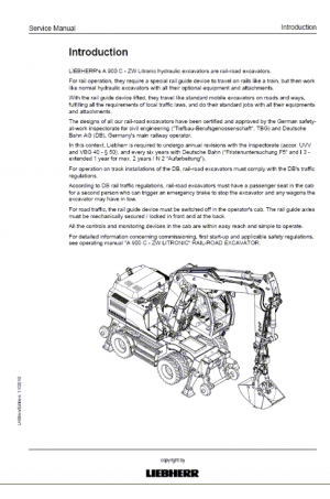 Liebherr LH22-LH35 M/C/T Hydraulic Excavator Tier 4i Stage III-B Service Manual