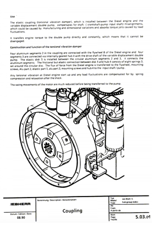 Liebherr Hydraulic Excavators with Diesel Engines, Hydraulic Excavators with Electric Motors Service Manual