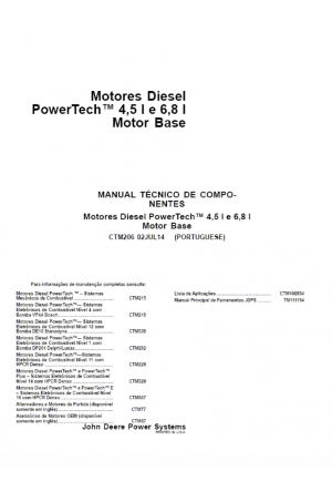 John Deere Deutz PowerTech E 4.5 and 6.8 L 4045 and 6068 Tier 3 Stage III-A Diesel Engines Operator's and Maintenance Manual