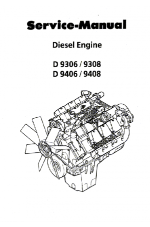 Liebherr D9306-3408 Diesel Engines Service Manual