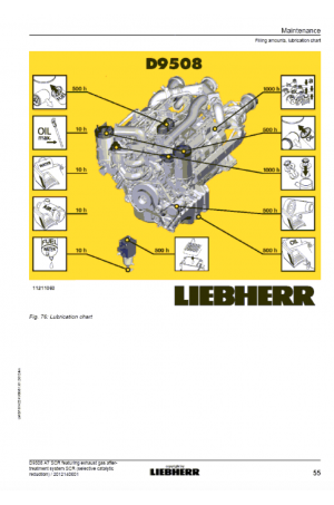 Liebherr Liebherr D9508 Tier 4i Stage III-B Operator's and Maintenance Manual