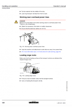 Liebherr Liebherr L508 Wheel Loader Tier 3 Stage III-A Operator's and Maintenance Manual