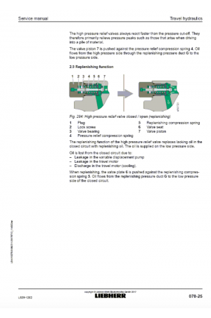 Liebherr Liebherr L509 Wheel Loader Tier 4i Stage III-B Operator's and Maintenance Manual 