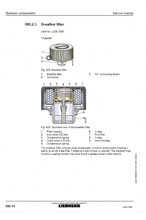 Liebherr L526-1558 Tier 4i Stage III-B Service Manual