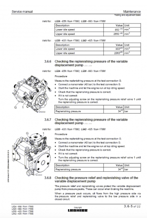 Liebherr L524-L542 2plus1 Tier 3 Stage IIIA Service Manual