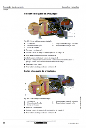 Liebherr Liebherr L538 Wheel Loader Tier 3 Stage III-A Operator's and Maintenance Manual