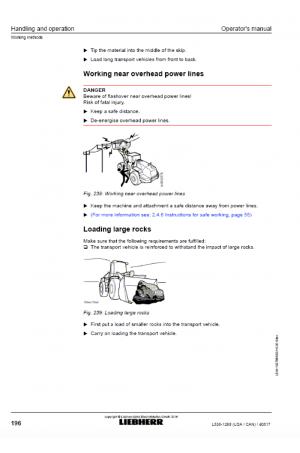 Liebherr Liebherr L538 Wheel Loader Tier 4i Stage III-B Operator's and Maintenance Manual 