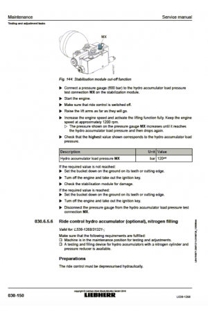 Liebherr L538-1268 Tier 4i Stage III-B Service Manual